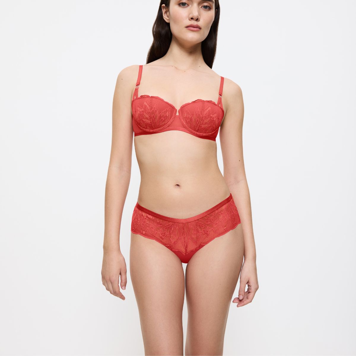 Triumph Crazy Stupid Love hipster trusse, koralrød - 10222367 - 1203 - Blood Orange