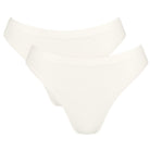 Sloggi Go Sense 2-pak tai trusse, hvid - 10225668 - 00GZ - Silk White