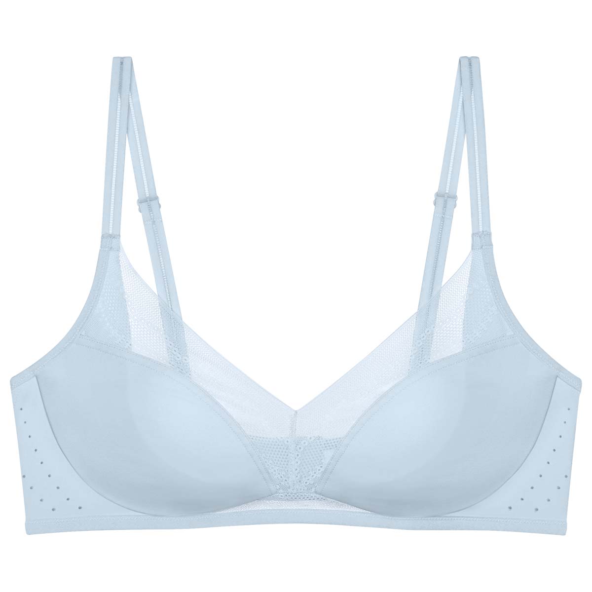Triumph Breathe And Lift Smart BH uden bøjle, lyseblå - 10226333 - 3654 - Light Blue