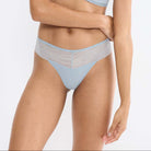 Triumph Breathe And Lift Smart g-streng, lyseblå - 10226446 - 3654 - Light Blue