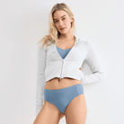 Sloggi Zero Feel Pure hipster trusse, blå - 10226717 - 6749 - Liberty Blue