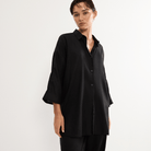 Triumph Summer Wear skjorte, sort - 10227228 - 0004 - Black