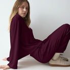 Triumph Cozy Comfort nattrøje, rød - 10229194 - M006 - Red Dark Combination