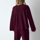 Triumph Cozy Comfort nattrøje, rød - 10229194 - M006 - Red Dark Combination
