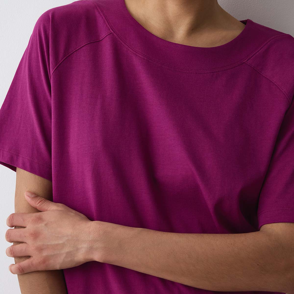 Triumph Mix And Match nattrøje, pink - 10229537 - 7872 - Magenta Purple