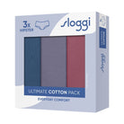 Sloggi Ultimate Light 3-pak hipster trusse, blå - 10232011 - M008 - Blue