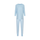 Mey Simple Stripes pyjamas, lyseblå - 1240112 - 1113 - Alice Blue