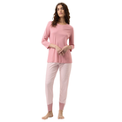 Mey Simple Stripes pyjamas, lyserød - 1240112 - 1114 - Bridal Rose