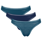 Sloggi Go Crush 3-pak g-streng, multi - 10219704 - M024 - Turquoise