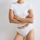 Sloggi Feel Sensational midi trusse, hvid - 10143005 - 0003 - White