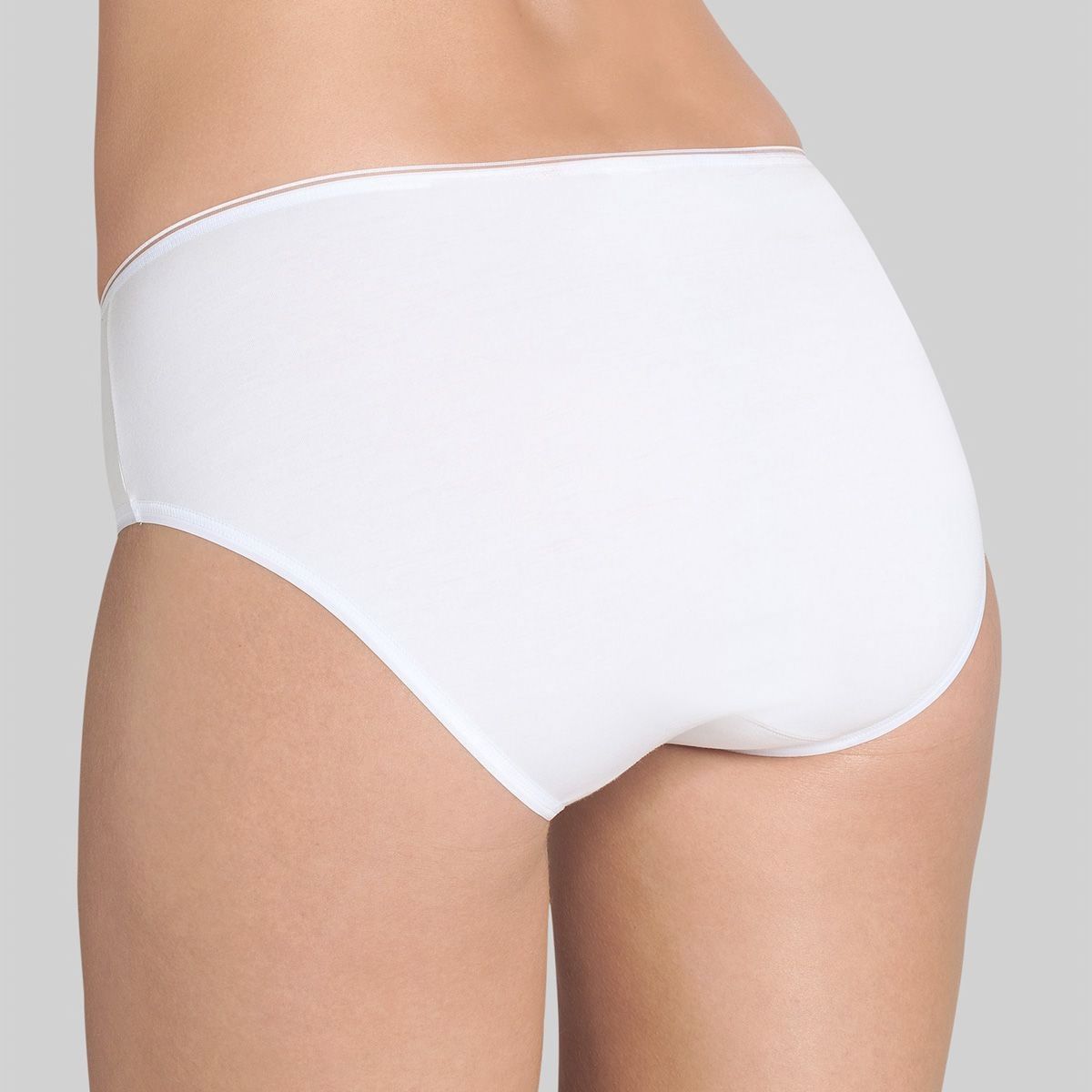 Sloggi Feel Sensational midi trusse, hvid - 10143005 - 0003 - White