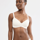 Sloggi Zero Feel 2.0 The Up BH uden bøjle, hvid - 10228521 - 00GZ - Silk White