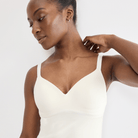Sloggi Zero Feel 2.0 The Up top, hvid - 10228298 - 00GZ - Silk White
