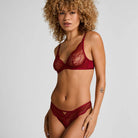 Hunkemöller Isabelle BH uden vattering, rød - 206365 - Tibetan Red - Tibetan Red
