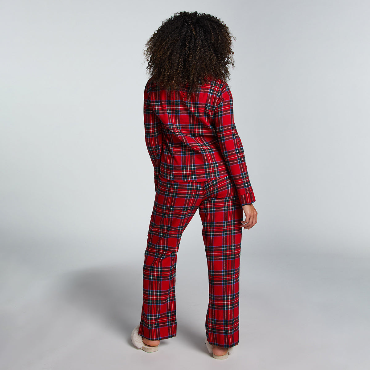 Hunkemöller Flannel Twill Check - Red Dahlia - 206652-Red Dahlia