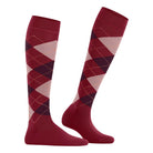 Burlington Marylebone knæstrømper, rød - 22373 - 8033 - Cranberry