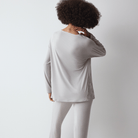 Triumph Timeless Sensuality pyjamas, grå - 10221061 - 7816 - Silent Grey