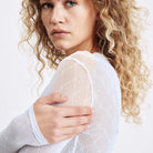 Hype The Detail Mesh bluse, hvid - 3-300-14 - 1 - White