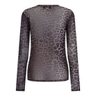Hype The Detail bluse, leopard - 3-320-1400 - 9512 - Grey