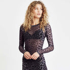 Hype The Detail bluse, leopard - 3-320-1400 - 9512 - Grey