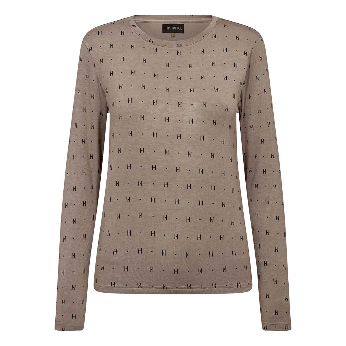Hype The Detail bluse, brun - 3-650-14 - 4 - Sand