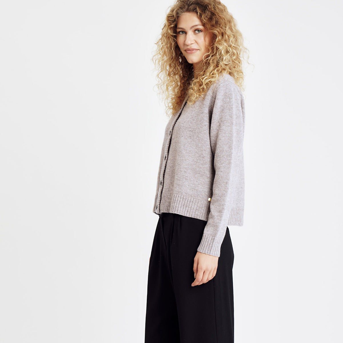 Hype The Detail cardigan, beige - 3-930-24 - 4 - Sand