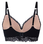 Hunkemöller Andrea BH uden bøjle, sort - 300221 - Caviar - Caviar