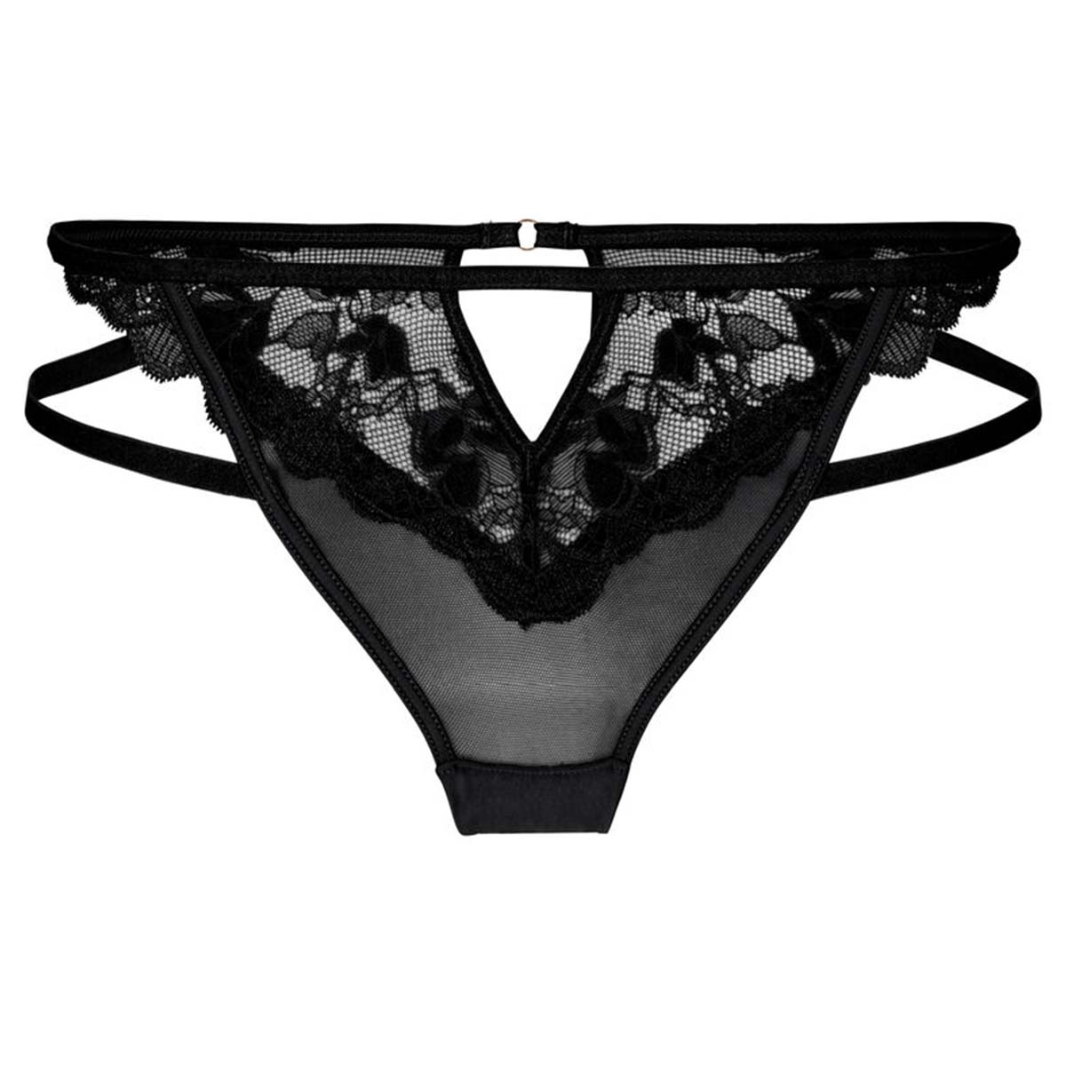 Hunkemöller Zara g-streng, sort - 305738 - Caviar - Caviar