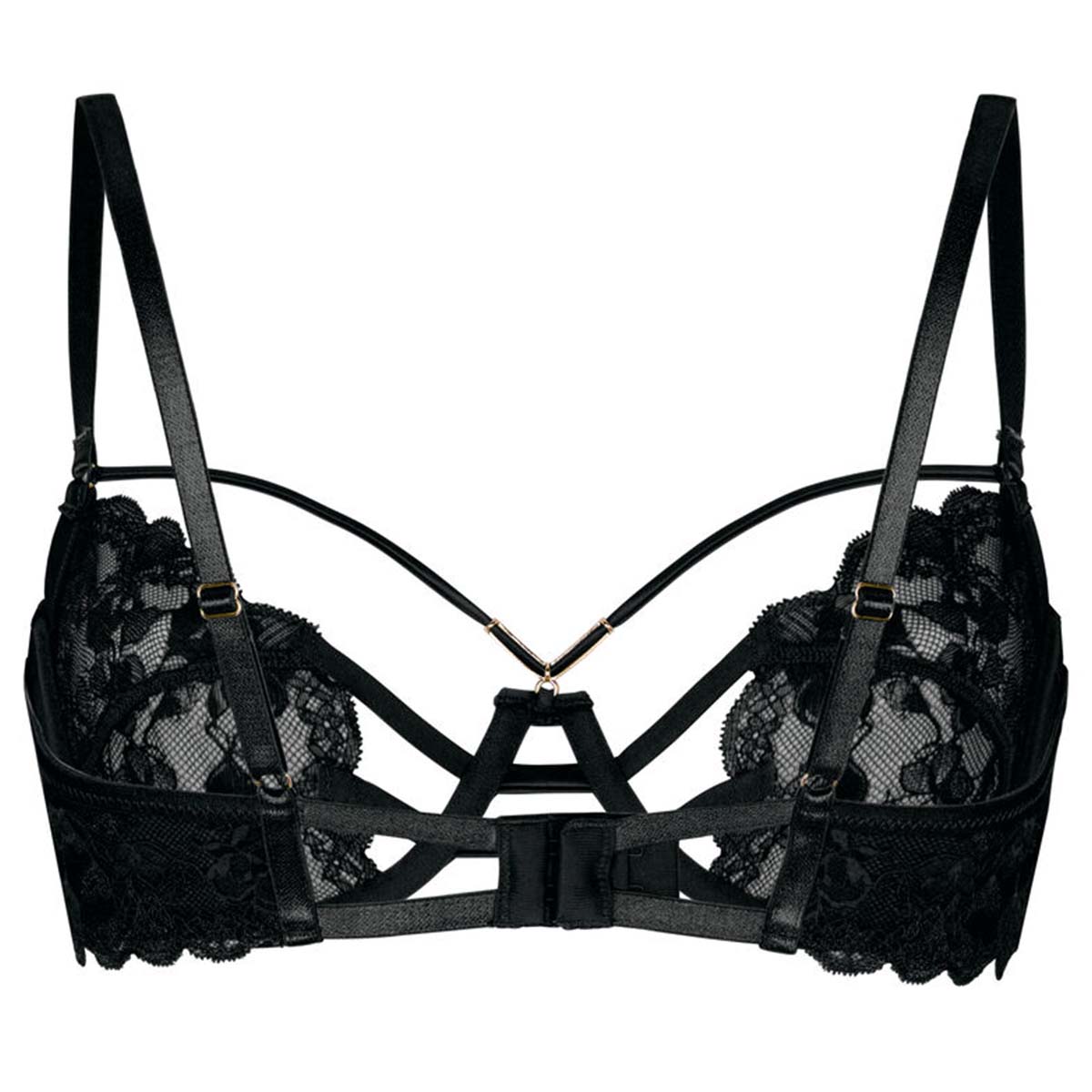 Hunkemöller Zara BH uden vattering, sort - 305744 - Caviar - Caviar