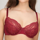 Hunkemöller Tosca BH med bøjle, rød - 306607 - red - Red