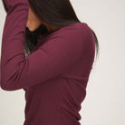 Hunkemöller top, bordeaux - 307109 - Tawny Port - Tawny Port