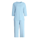 Calida Lovely Nights pyjamas, lyseblå - 46252 - 545 - Cascade Blue