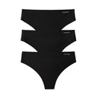 Calvin Klein Invisibles Microfibe 3-pak g-streng, sort - LV00QD5416 - UB1 - Black/black/black