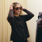 Hype The Detail cardigan, brun - 3-930-24 - 89 - Brown