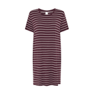 CCDK Nicole natkjole, lilla - 60210 - 3046 - Fudge Stripe
