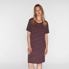 CCDK Nicole natkjole, lilla - 60210 - 3046 - Fudge Stripe