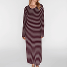 CCDK Nicole natkjole, lilla - 60212 - 3046 - Fudge Stripe