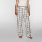 CCDK Nicola natbukser, creme - 62110 - 9019 - Grey Melange Check