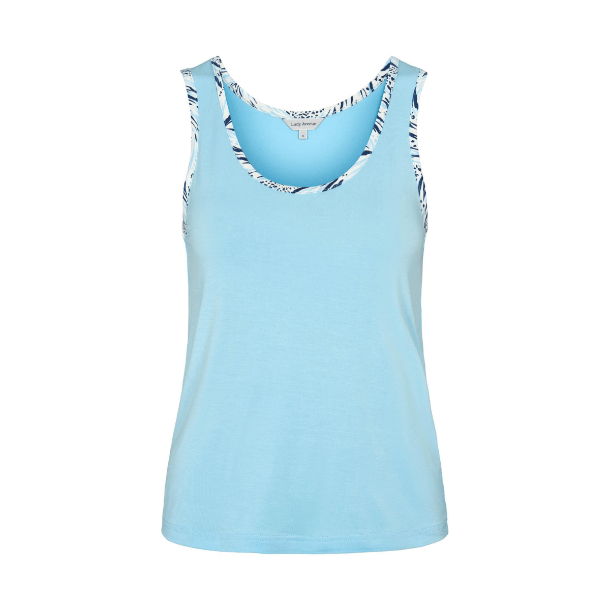 Lady Avenue Bamboo pyjamas, lyseblå - 63-800 - 676 - Blue Safari