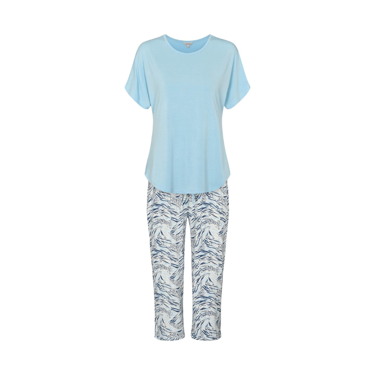 Lady Avenue Bamboo pyjamas, lyseblå - 63-815 - 676 - Blue Safari