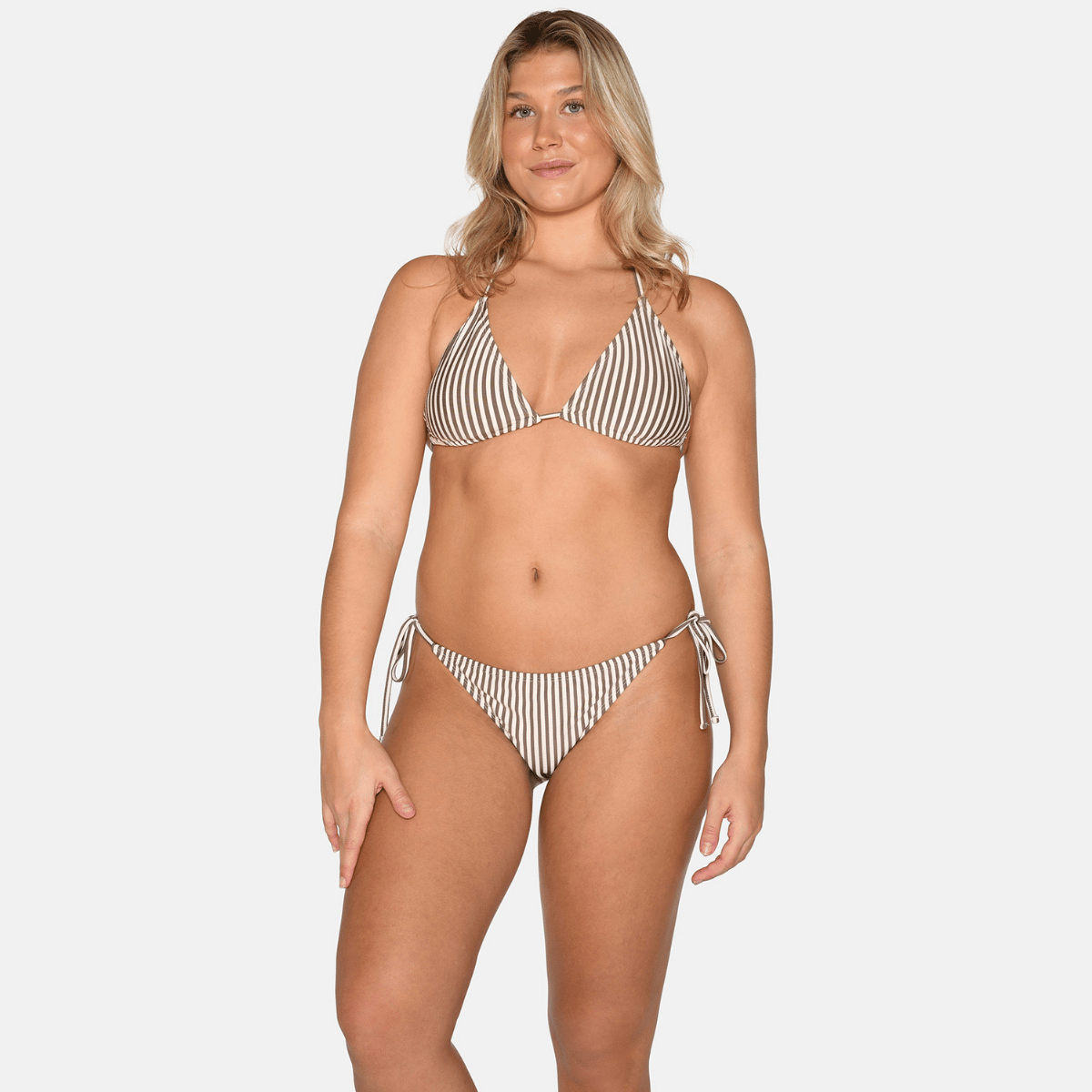 CCDK Carin tanga bikinitrusse, beige - 65127 - 8032 - Chocolate Chip Stripe