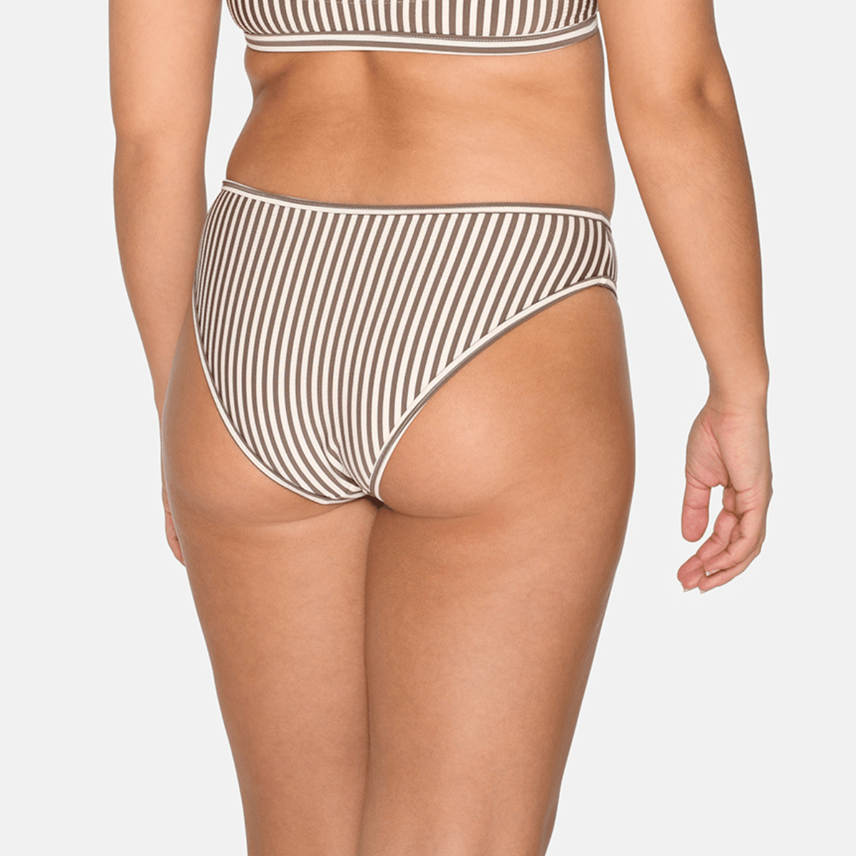 CCDK Beth tai bikinitrusse, beige - 65153 - 8032 - Chocolate Chip Stripe