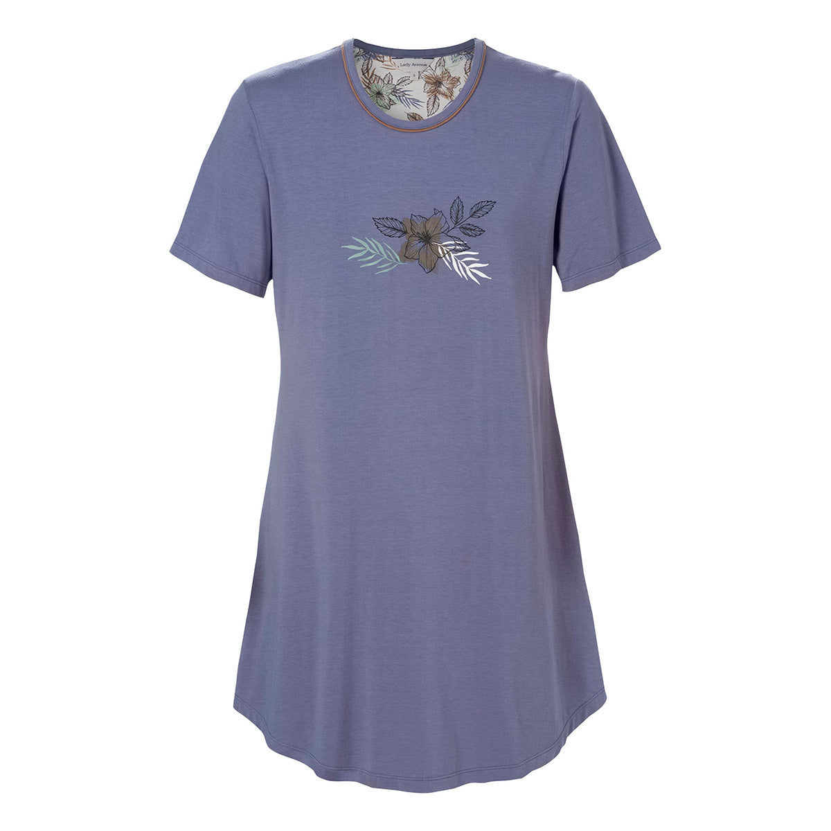 Lady Avenue Bamboo natkjole, blå - 66707 - 7500 - Blue