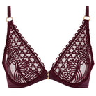Aubade Eloge Du Desir trekant BH, lilla - 7CF12 - DEBE - Deep Berry