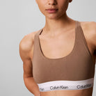 Calvin Klein Icon bralette top, brun - LV00QF8493 - QPS - Soft Mocha