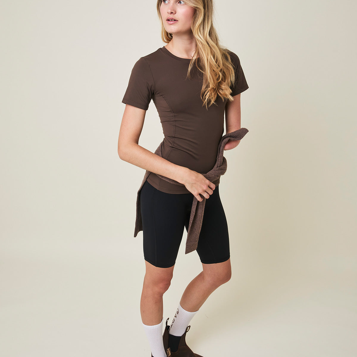 Copenhagen Cartel Ally trænings-t-shirt, brun - 166020 - Arabica - Arabica