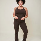 Copenhagen Cartel Art leggings, brun - 166027 - Arabica - Arabica