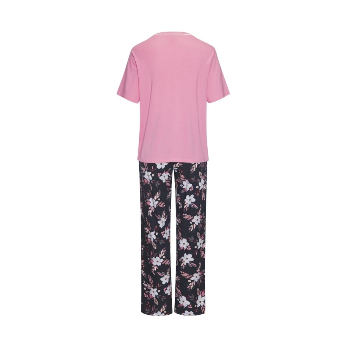 Lascana Luxurious Nights pyjamas, rosa - BA-40-54 - rose aop - Rose AOP