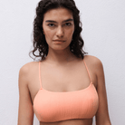 Chantelle Pulp Swim bikini top uden bøjle, orange - C12VQ9 - C76 - Bright Melon