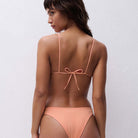 Chantelle Pulp Swim bikini top uden bøjle, orange - C12VQF - C76 - Bright Melon